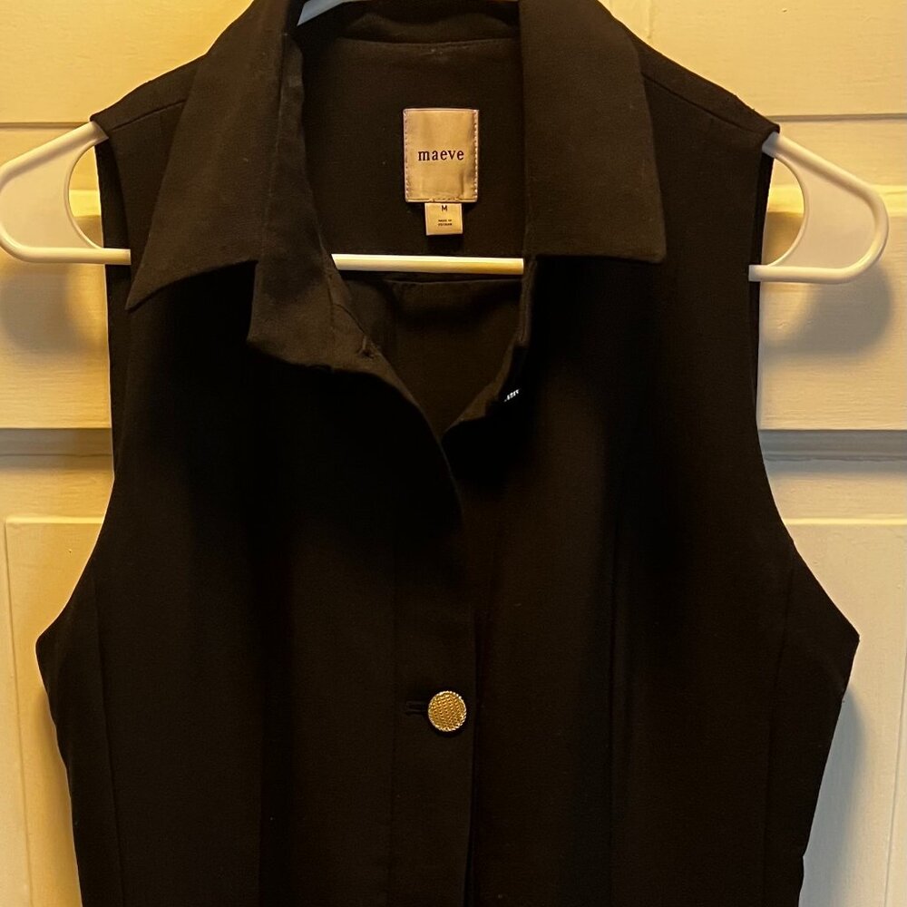 Maeve Black Mini Dress